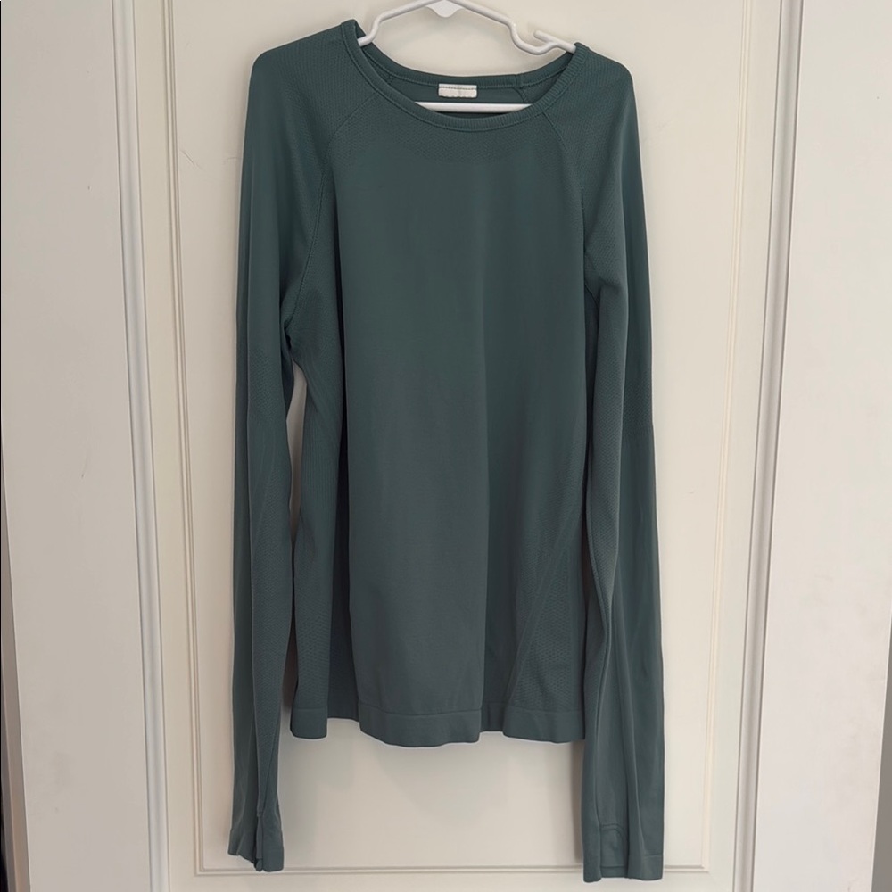 Athleta Girl Teal Long Sleeve Top